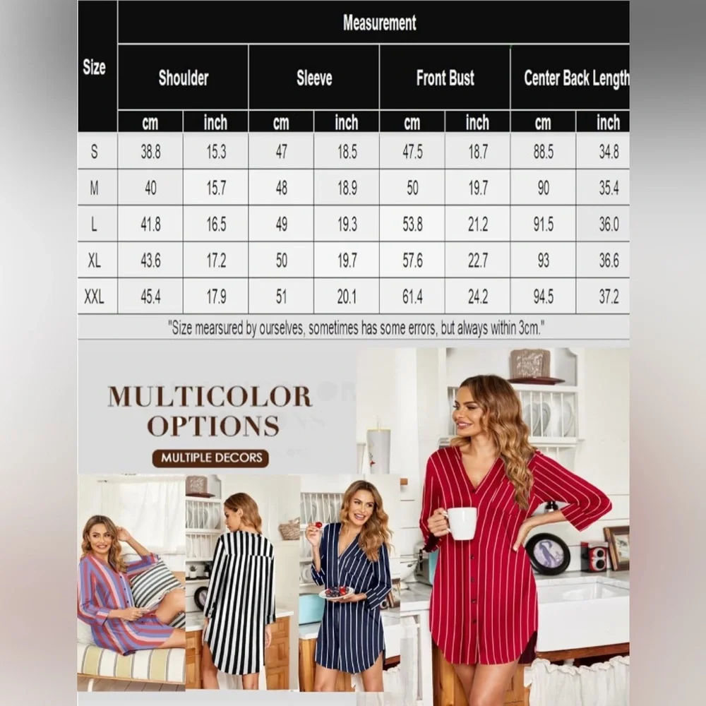 NWT Women’s XL nightgown, sleepwear, pajamas - Picture 6 of 8